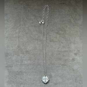 Brighton Convertible Reversible Cloverheart Pendant Necklace EC